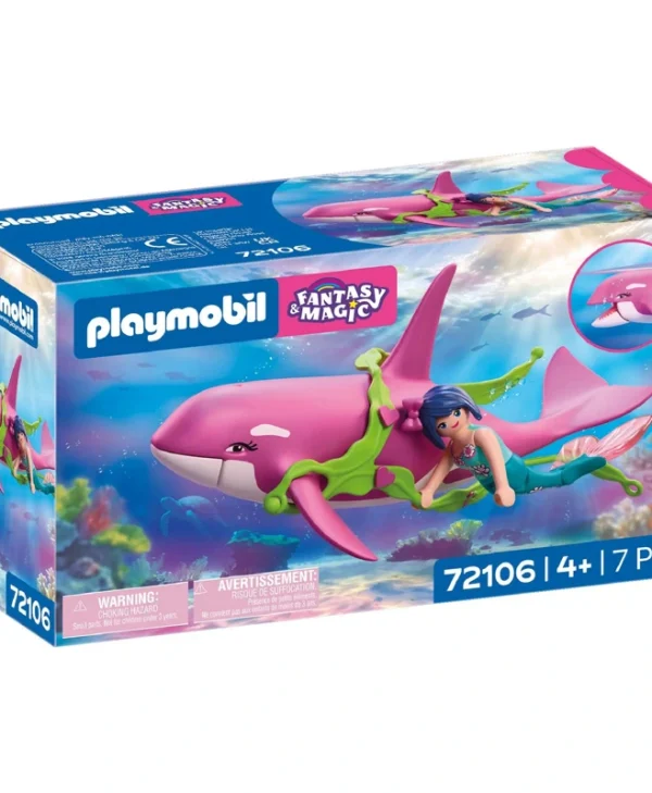 Playmobil Γοργόνα με Φάλαινα-Όρκα για 4 ετών 72106