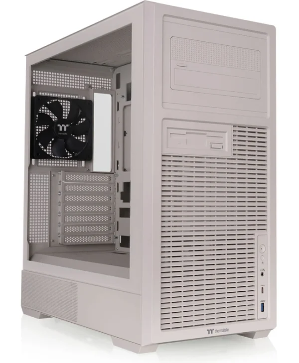Thermaltake Retro 360 Gaming Midi Tower Κουτί Υπολογιστή με Πλαϊνό Παράθυρο Μπεζ CA-11Q-00MQWN-00
