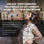 Creative Zen Hybrid Pro Classic Ασύρματα Over Ear Multimedia Ακουστικά με μικρόφωνο και σύνδεση USB-C / USB-A / Bluetooth 51EF1040AA001 - Image 4
