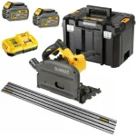 Dewalt Βυθιζόμενο Δισκοπρίονο 54V 2x6Ah με Ρύθμιση Ταχύτητας και με Σύστημα Αναρρόφησης DCS520T2R-QW - Image 4