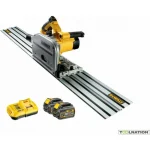 Dewalt Βυθιζόμενο Δισκοπρίονο 54V 2x6Ah με Ρύθμιση Ταχύτητας και με Σύστημα Αναρρόφησης DCS520T2R-QW - Image 5
