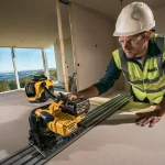 Dewalt Βυθιζόμενο Δισκοπρίονο 54V 2x6Ah με Ρύθμιση Ταχύτητας και με Σύστημα Αναρρόφησης DCS520T2R-QW - Image 7