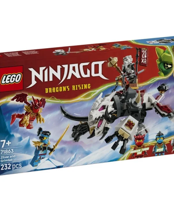 LEGO Ninjago Zilvar and the Monster Dragon Grimtak για 7+ Ετών 232τμχ 71863