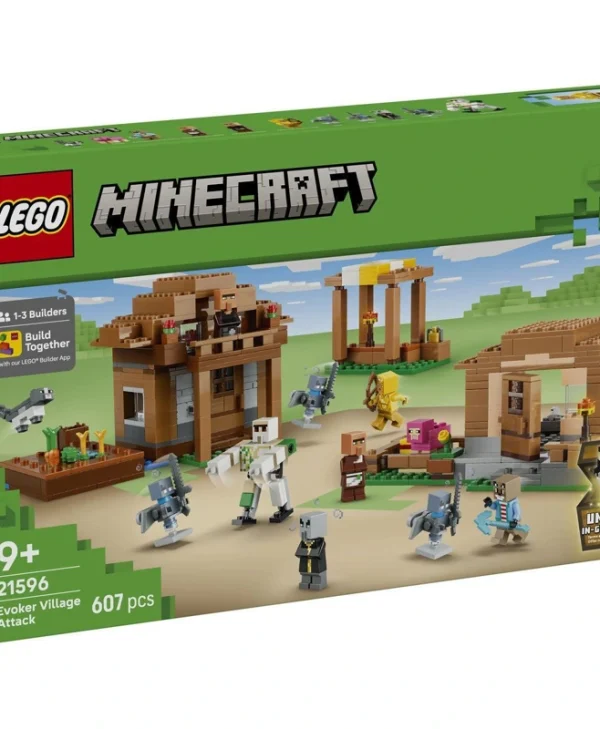 LEGO Minecraft Attack of the Evokers on the Village για 9+ Ετών 607τμχ 21596