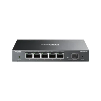 TP-LINK ES206X-M2 Managed L2 PoE Switch με 5 Θύρες Ethernet και 1 SFP Θύρα