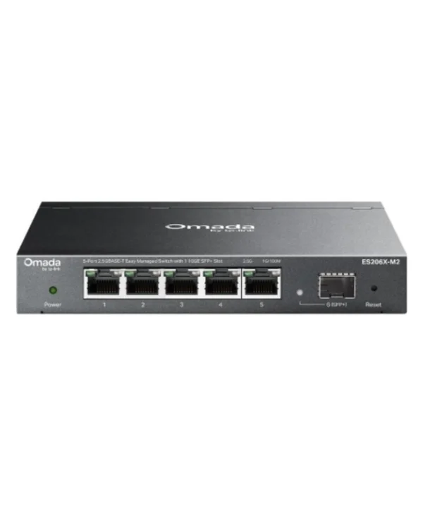TP-LINK ES206X-M2 Managed L2 PoE Switch με 5 Θύρες Ethernet και 1 SFP Θύρα