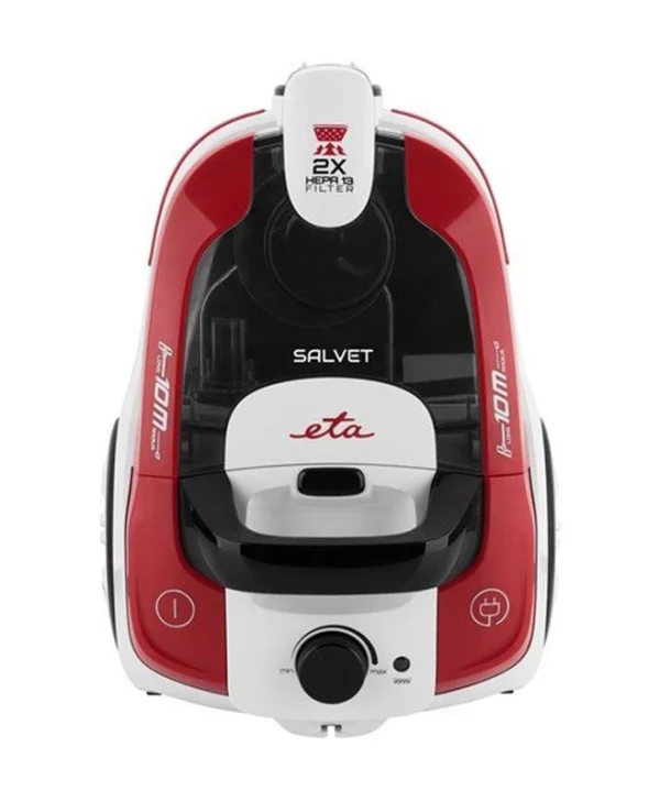 ETA Salvet 0513 90000 Ηλεκτρική Σκούπα 700W με Κάδο 2.2lt Κόκκινη ETA051390000