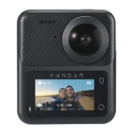 Kandao QooCam 3 Action Camera 5K Λήψης 360° Υποβρύχια με Οθόνη Αφής 1.9" και Wi-Fi Μαύρη QCM0301 - Image 3