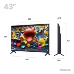 LG Smart Τηλεόραση 43" 4K UHD LED AI UA74 HDR (2025) 43UA74006LB - Image 6