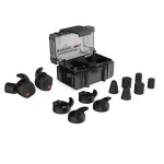 PerfectPro H-10 Earprotection In-ear Bluetooth Handsfree Ακουστικά με Αντοχή στον Ιδρώτα και Θήκη Φόρτισης Μαύρα - Image 2