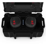 PerfectPro H-10 Earprotection In-ear Bluetooth Handsfree Ακουστικά με Αντοχή στον Ιδρώτα και Θήκη Φόρτισης Μαύρα - Image 4