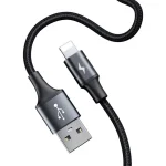 Baseus Braided USB to Lightning Cable Μαύρο 1.5m (CALHZ-01) A0010704 - Image 4