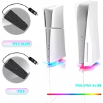 Ready2gaming Βάση Φόρτισης για 2 χειριστήρια PS5 Μαύρη P5LIGHTSTAND - Image 2