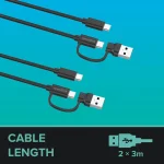 SpeedLink Regular USB to Type-C Cable Μαύρο (SL-460101-BK) - Image 2