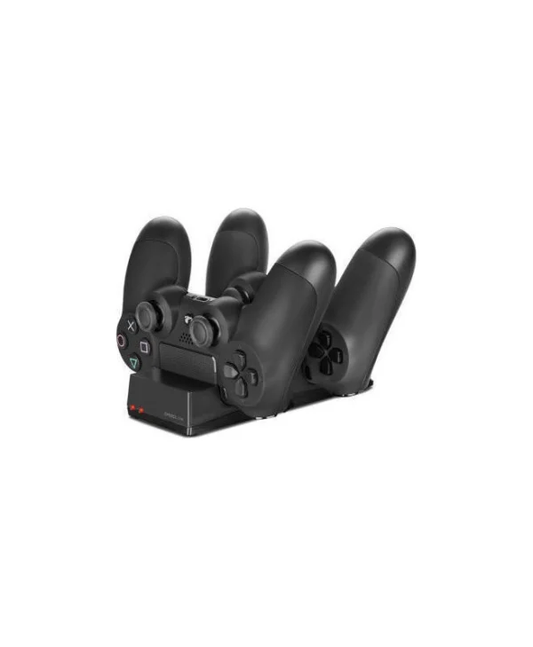 SpeedLink Jazz Usb Charger Βάση Φόρτισης για 2 χειριστήρια PS4 Μαύρη SL-450000-BK