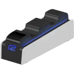 Ready2gaming Dualsense Charging Station Βάση Φόρτισης για 2 χειριστήρια PS5 με φωτισμό LED Λευκή R2GPS5CHARGINGWHT - Image 5