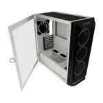 LC-Power 805BW Holo-1_X Gaming Midi Tower Κουτί Υπολογιστή με Πλαϊνό Παράθυρο Λευκό LC-805BW-ON - Image 3