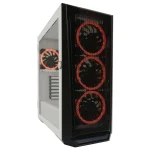 LC-Power 805BW Holo-1_X Gaming Midi Tower Κουτί Υπολογιστή με Πλαϊνό Παράθυρο Λευκό LC-805BW-ON - Image 6