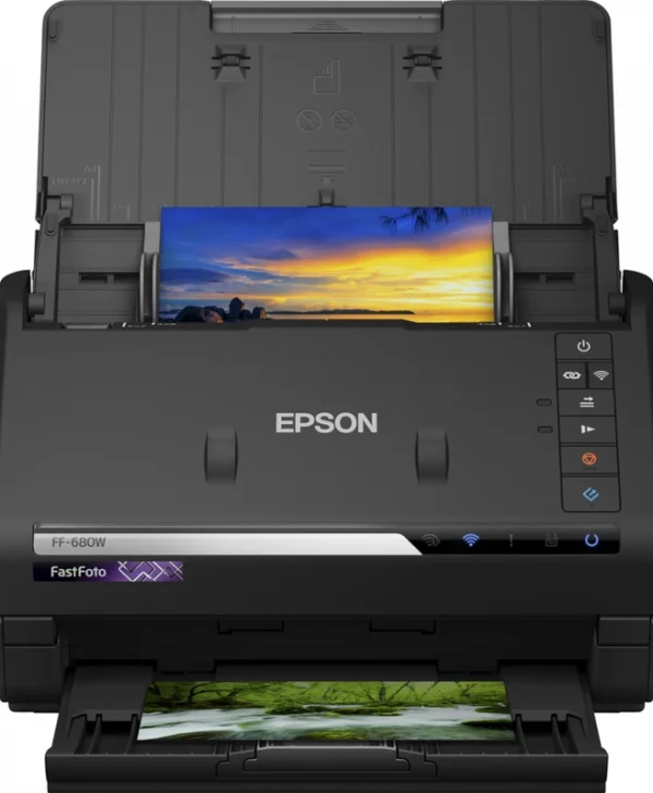 Epson FastFoto FF-680W Sheetfed (Τροφοδότη χαρτιού) Scanner Photo με WiFi B11B237401