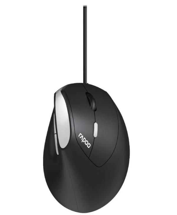 Rapoo EV200 Ενσύρματο Εργονομικό Vertical Ποντίκι Μαύρο 13532