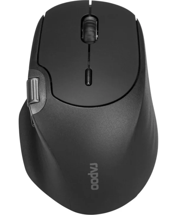 Rapoo MT560 Ασύρματο Εργονομικό Bluetooth Ποντίκι Μαύρο R-12534