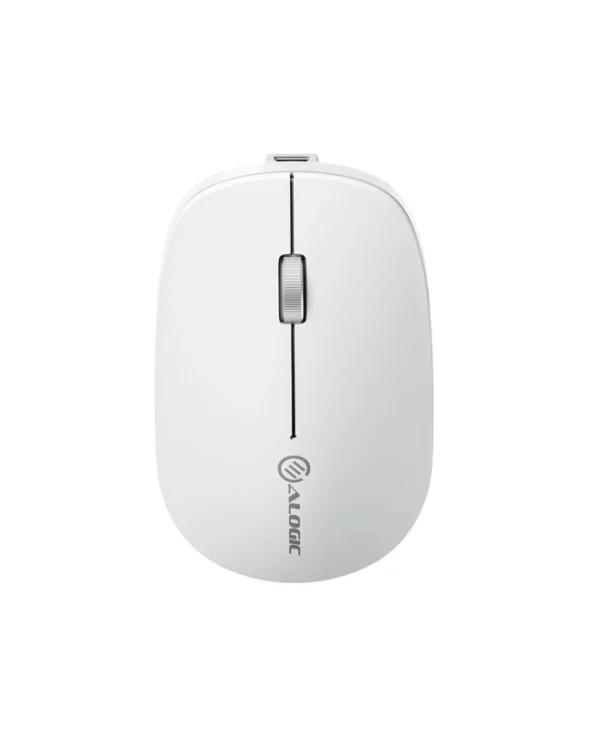 Alogic AMBT4KWH Ασύρματο Bluetooth Ποντίκι Λευκό