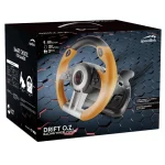 SpeedLink Drift O.Z. Racing Wheel Τιμονιέρα με Μοχλό Ταχυτήτων και Πετάλια για PC με 180° Περιστροφής SL-6695-BKOR-01 - Image 9