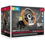 SpeedLink Drift O.Z. Racing Wheel Τιμονιέρα με Μοχλό Ταχυτήτων και Πετάλια για PC με 180° Περιστροφής SL-6695-BKOR-01 - Image 11