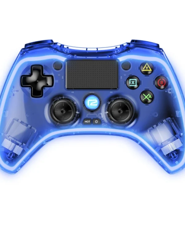 Ready2gaming Pro Pad X LED Edition Ασύρματο Gamepad για PS4 Μπλε R2GPS4PROPADXLED