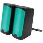 SpeedLink Tonos Ηχεία Υπολογιστή 2.0 με RGB Φωτισμό και Ισχύ 12W σε Μαύρο Χρώμα SL-810009-BK - Image 3