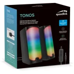 SpeedLink Tonos Ηχεία Υπολογιστή 2.0 με RGB Φωτισμό και Ισχύ 12W σε Μαύρο Χρώμα SL-810009-BK - Image 7