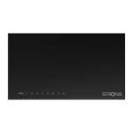 Strong Metal Desktop SW8000M Unmanaged L2 Switch με 8 Θύρες Gigabit (1Gbps) Ethernet SW 8000M