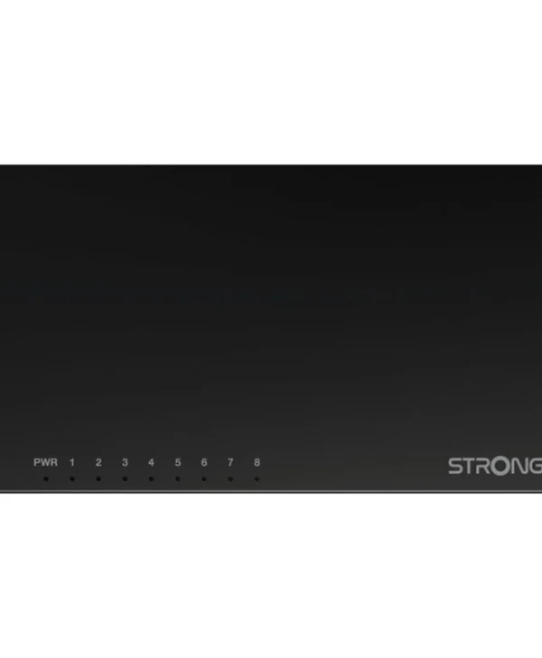 Strong Metal Desktop SW8000M Unmanaged L2 Switch με 8 Θύρες Gigabit (1Gbps) Ethernet SW 8000M