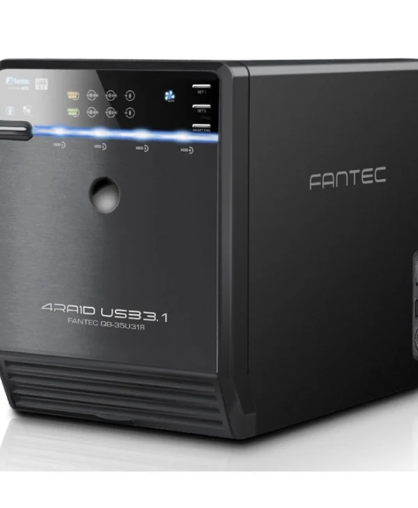 Fantec QB-35U31R Θήκη για 4 Σκληρούς Δίσκους 2.5" / 3.5" SATA III με σύνδεση USB 3.1 Type-C 2124