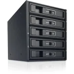 Fantec BP-T3151-12G/6G Backplane για 5x 3.5/2.5" Μαύρο (2526)