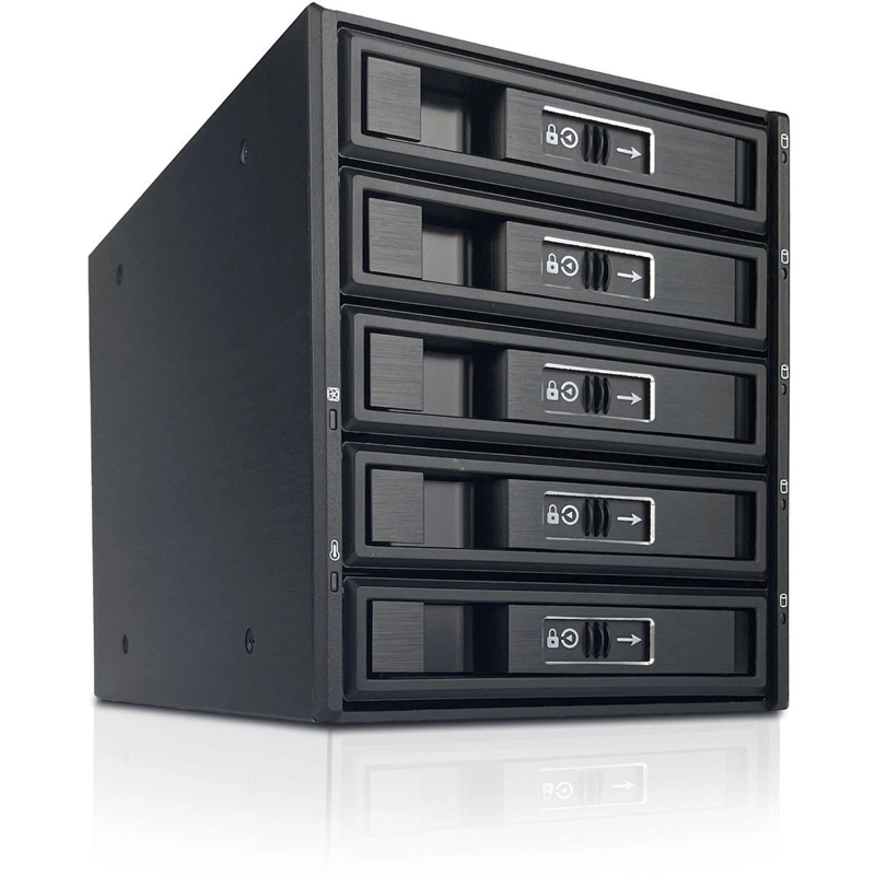 1 Fantec BP-T3151-12G/6G Backplane για 5x 3.5/2.5" Μαύρο (2526) - Image 1