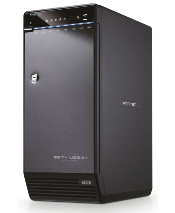 Fantec QB-X8U31 Θήκη για 8 Σκληρούς Δίσκους 3.5" SATA III με σύνδεση SATA / USB 3.1 2573