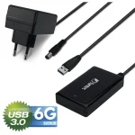 Fantec SATA 6G 2571 Αντάπτορας Μαύρος - Image 2