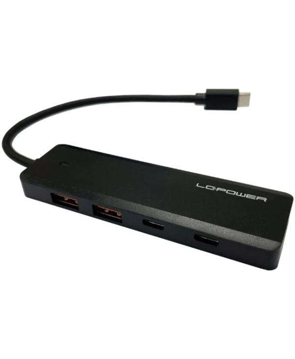 LC-Power Hub 4 Θυρών USB 3.0 με σύνδεση USB-A LC-HUB-U3-4-C