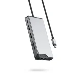 Alogic 12-in-1 USB-C Docking Station με HDMI 4K PD Ethernet και σύνδεση 3 Οθονών Γκρι DUCDDV3V2