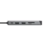 Alogic 12-in-1 USB-C Docking Station με HDMI 4K PD Ethernet και σύνδεση 3 Οθονών Γκρι DUCDDV3V2 - Image 5