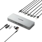 Alogic Thunderbolt 4 Docking Station με 4K Γκρι (TB4DU4) - Image 3