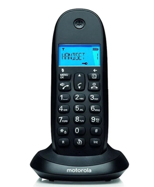 Motorola C1001CB+ Ασύρματο Τηλέφωνο Μαύρο E07000K50B1AES(01)