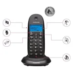 Motorola C1001CB+ Ασύρματο Τηλέφωνο Μαύρο E07000K50B1AES(01) - Image 6