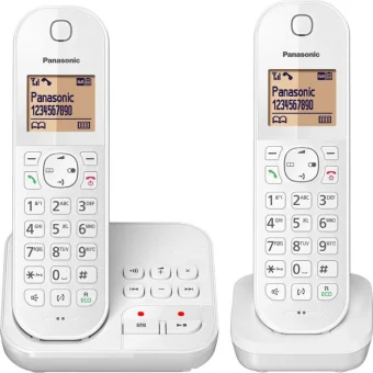 Panasonic KX-TGC422 Ασύρματο Τηλέφωνο Duo Λευκό KX-TGC422GW