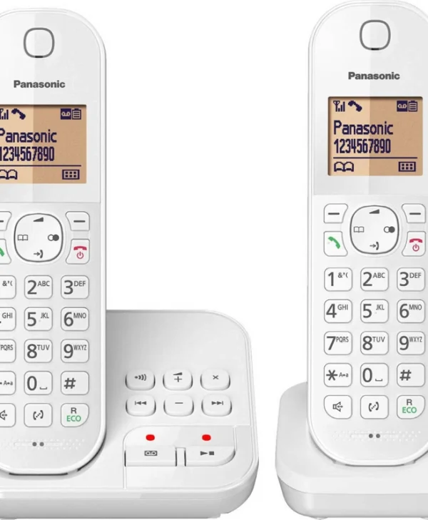 Panasonic KX-TGC422 Ασύρματο Τηλέφωνο Duo Λευκό KX-TGC422GW
