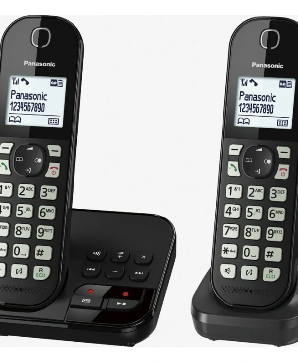 Panasonic KX-TGC462GB Ασύρματο Τηλέφωνο Duo Μαύρο