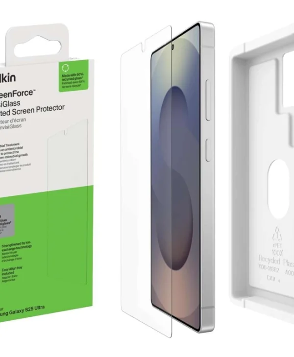 Belkin 0.33mm Tempered Glass Χρυσό (Galaxy S25 Ultra) OVB050HQ