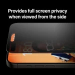 PanzerGlass Ultra-wide Fit Privacy Full Face Tempered Glass (iPhone 15 Pro Max) P2812 - Image 7