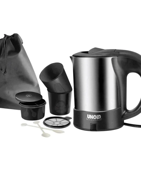 Unold Travel Βραστήρας Ταξιδίου 500ml 1000W Ασημί 18575